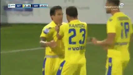 1-0 Juan Munafo Goal [HD] - Asteras Tripolis 1-0 AEK Athens FC 01.10.2017