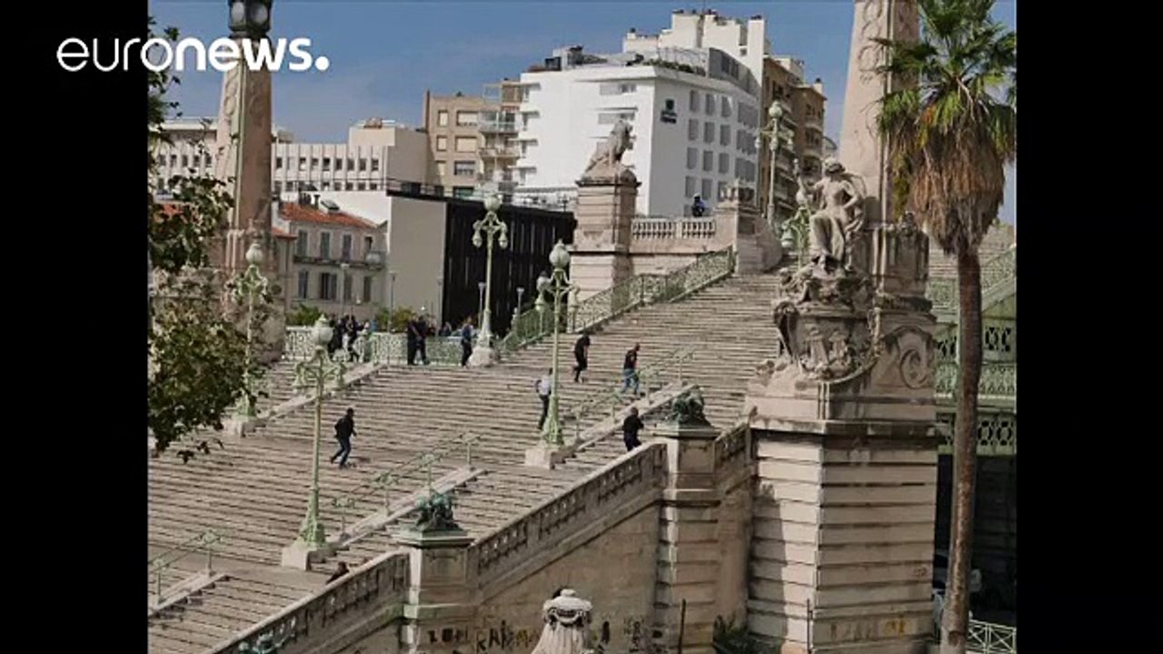 Man shot dead after attacking passers by with a knife at a railway station in Marseille, France