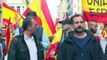 Un millar de manifestantes contra referéndum catalán en Madrid