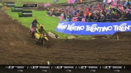Lawrence passes Lupino - Monster Energy FIM MXoN Presented by Fiat Professional