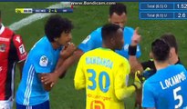 Luiz Gustavo RED Card - OGC Nice 2-4 Marseille   01.10.2017