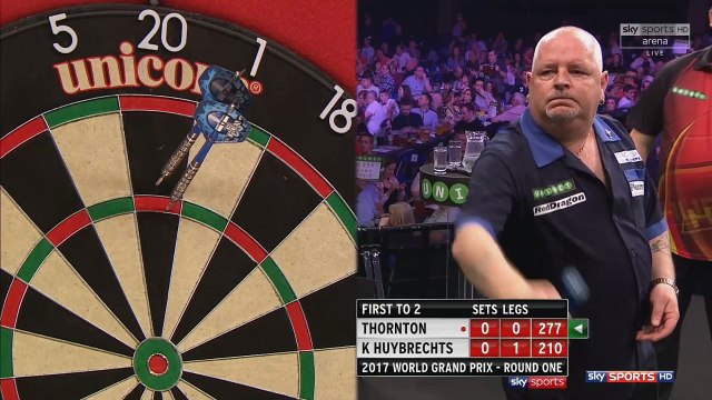2017 World Grand Prix Darts | Round 1 | Kim Huybrechts vs Robert Thornton Part 1