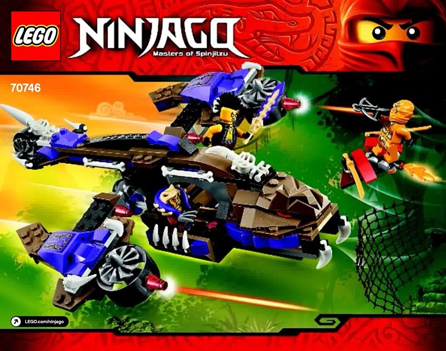 Lego Ninjago Condrai Copter Attack instruction manual, Lego 70746