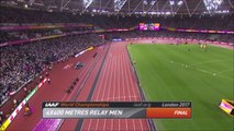 Finale 4x400m H (Vaillant, Jordier, Hanne, Altine-Venel) - ChM 2017 athlétisme