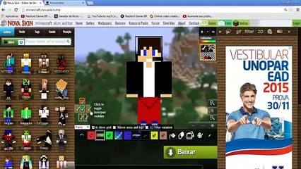 Como Baixar e Instalar o Mineshafter [Colocar Skin] - (OLHEM A DESCRIÇÃO)