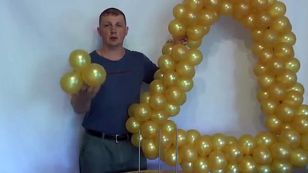 Колокольчик из шаров.Последний звонок. Bell of balloons.