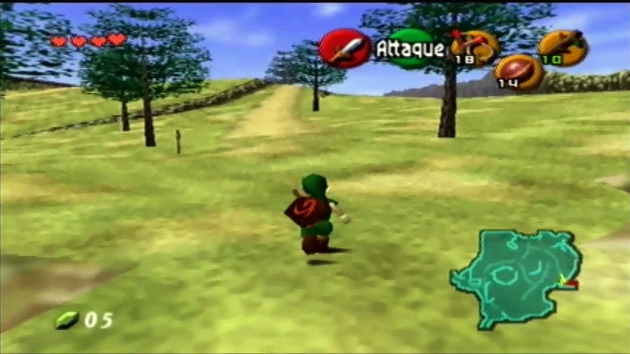 Let's play - Zelda : ocarina of time : épisode 3 , Le chateau d'hyrule