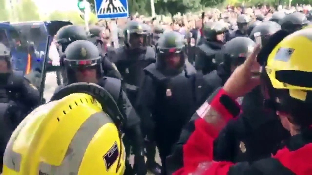 Violence Catalogne 01/10/2017   Compilation