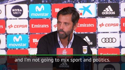 Espanyol coach won't comment on Catalan referendum