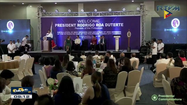 Pangulong Duterte, mariing kinondena ang alegasyong katiwalian laban sa kanya