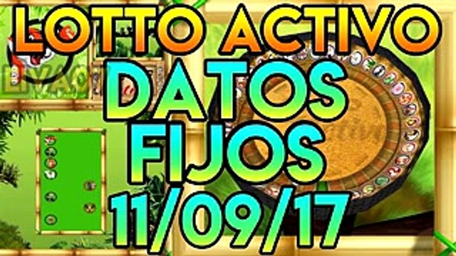 LOTTO ACTIVO DATOS FIJOS 110917 Eiva07