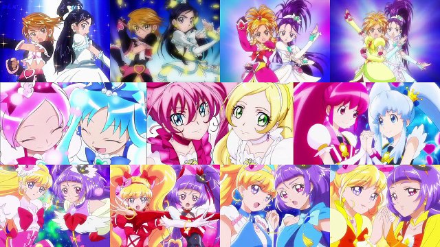 ２人で決めポーズ！初代、SS、ハト、スイ、ハピ、魔法！プリキュア-N7bXtzVLKCA