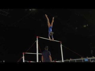 Ashto Locklear - Uneven Bars - 2017 World Championships - Podium Training