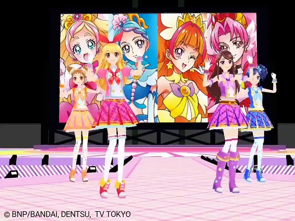 Go! Princess Precure ED 2  MMD AIKATSU-qvfhS4y0tgs