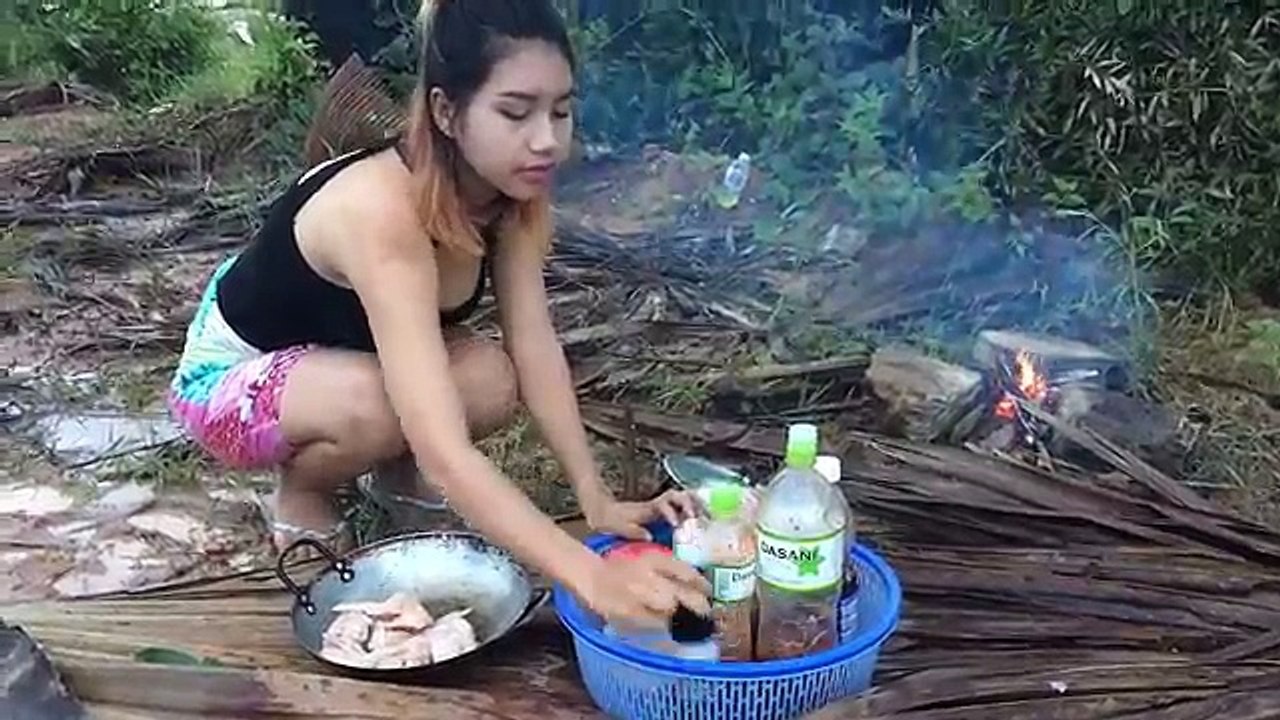 village food fory | country food in my village | traditional food in cambodia (16)