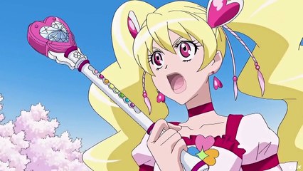 ピーチの手柄を横取りしちゃったラブリー w_ Cure Peach and Lovely attack!-FoBhm_hC8sw