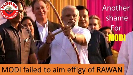 Another Shame for Modi | RAWAN refused to be killed by Modi