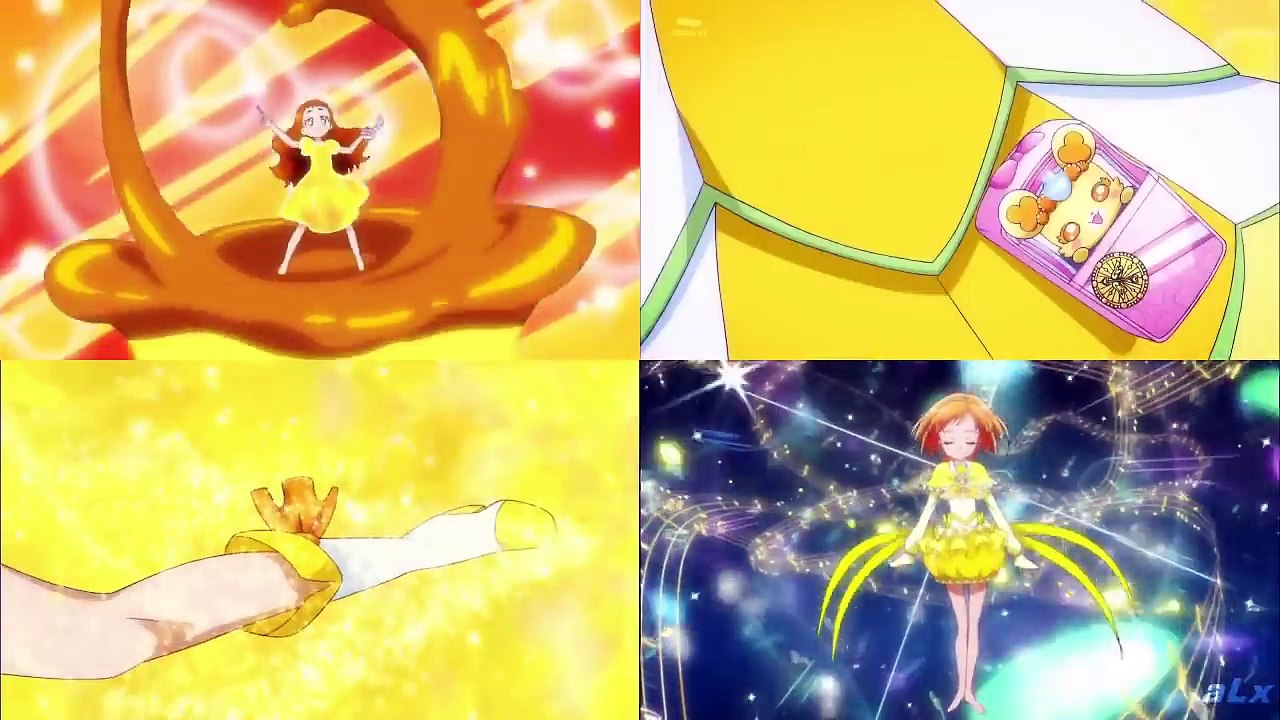 ミニ黄ュアシンクロ大変身！_ Yellow Mini Cures Synchronized Transformation-79NUCYD0gNE