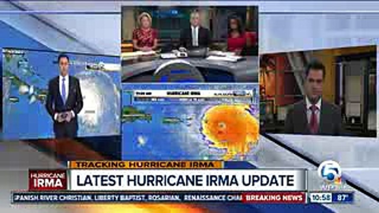 11 a.m. Wednesday Irma update Track moves toward the east (1)