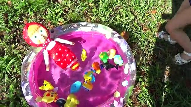 Маша и Медведь ВОДНЫЙ БАТУТ с бассейном и сюрпризом Мультфильм Новые сериии МАША и МЕДВЕДЬ от Насти