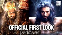 OFFICIAL FIRST LOOK Of Ranveer Singh From Padmavati REVEALED | Alauddin Khilji