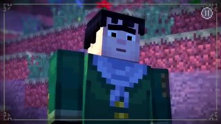 Lets Play Minecraft Story Mode Jesse VS Zombies & Creepers[#2] Games For Kids