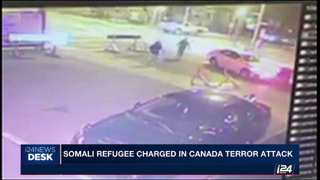 i24NEWS DESK | Somali refugee charged in Canadian terror attack | Monday, October 2nd 2017