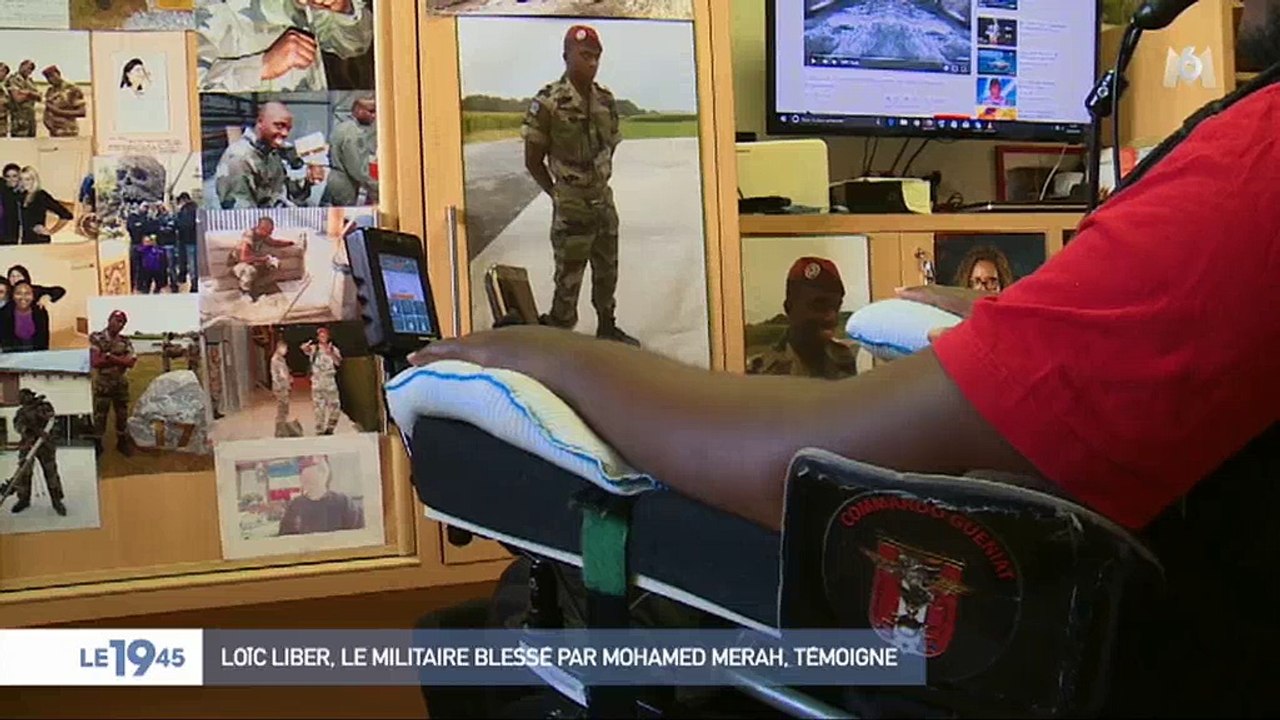 Loic Liber, victime de Mohamed Merah, aujourd'hui tétraplégique témoigne sur M6 - Regardez