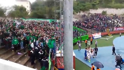 Maç sonu Sakarya ve Zonguldakspor taraftarlarından inanılmaz resital…