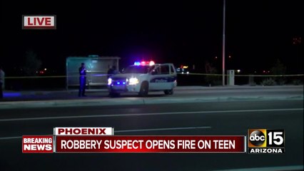 Two people shot in Phoenix robbery