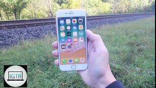 iphone8 vs train