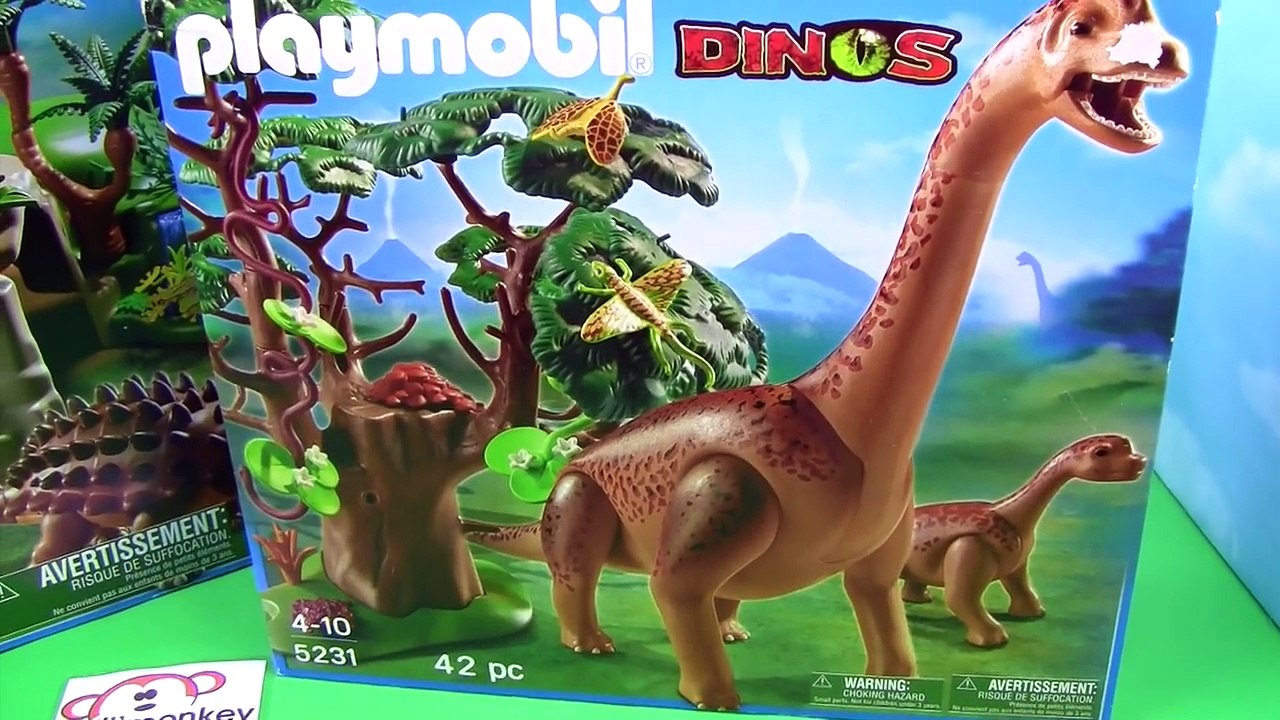 Playmobil Dinos! Exploding Volcano, T-Rex, Baby Dino and More! – Видео  Dailymotion