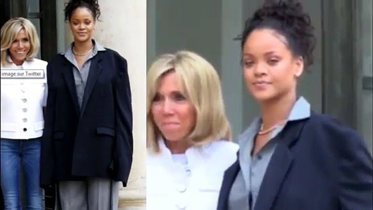 La rencontre incroyable entre Rihanna et Macron provoque l'hilarité des internautes-tNKUsABrqhE