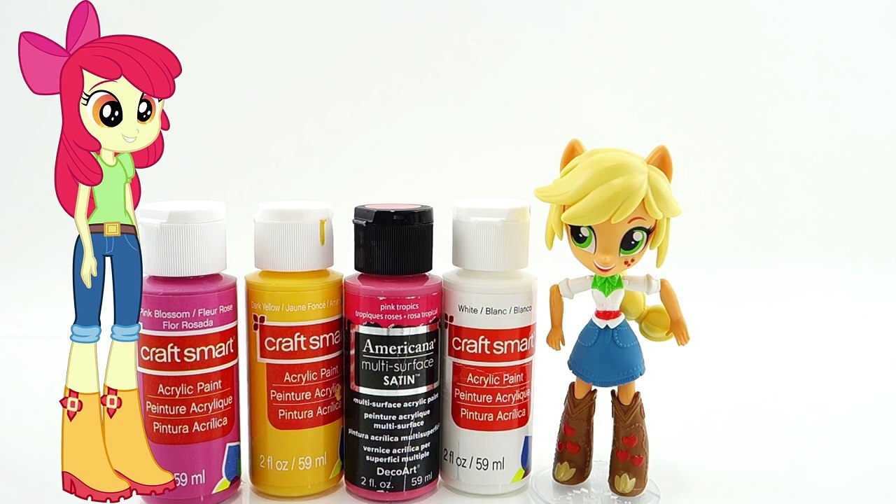 New Custom APPLE BLOOM My Little Pony Equestria Girl Minis Doll Tutorial