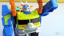 Transformers Rescue Bots Heroes Bumblebee Blades y Salvage