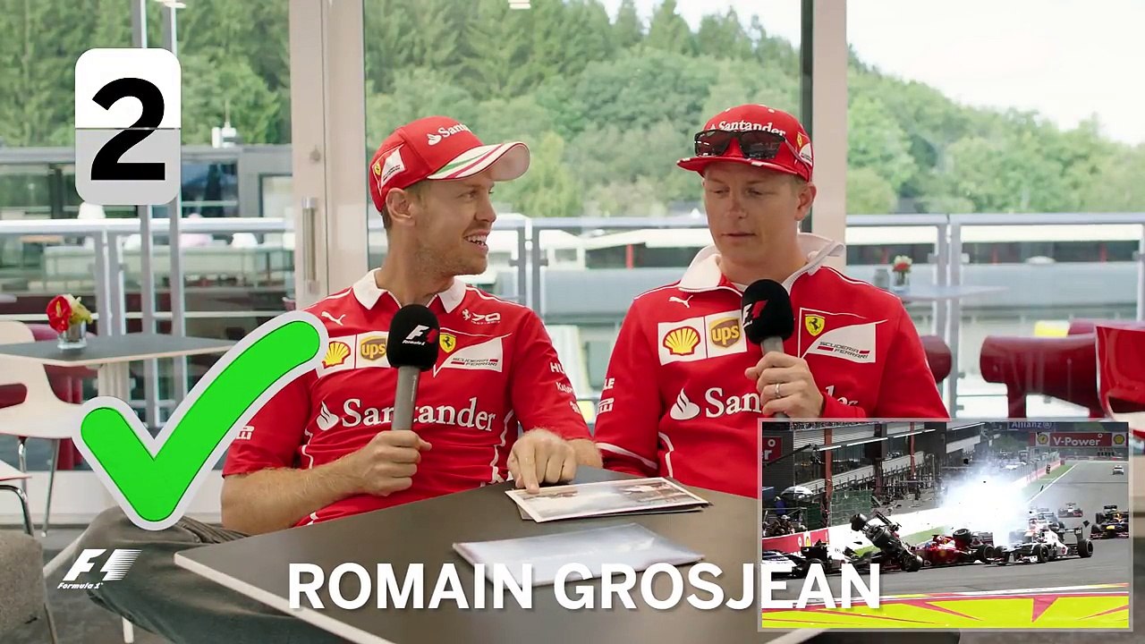 Ferrari's Sebastian Vettel and Kimi Raikkonen _ F1 Grill the Grid 2017-PLgK1r2ytbI