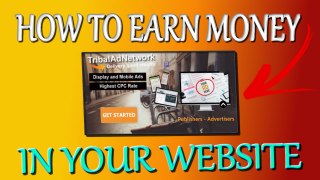 How To Earn Money From Tribaladnetwork in Your Website Hindi/Urdu Part 2/2 Tutorial Akmal Pardasi