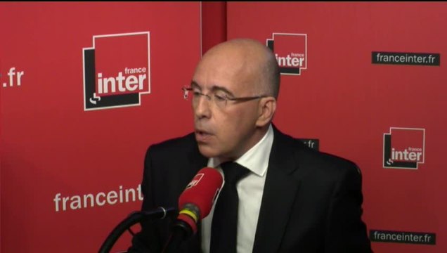 Eric Ciotti au micro de Nicolas Demorand