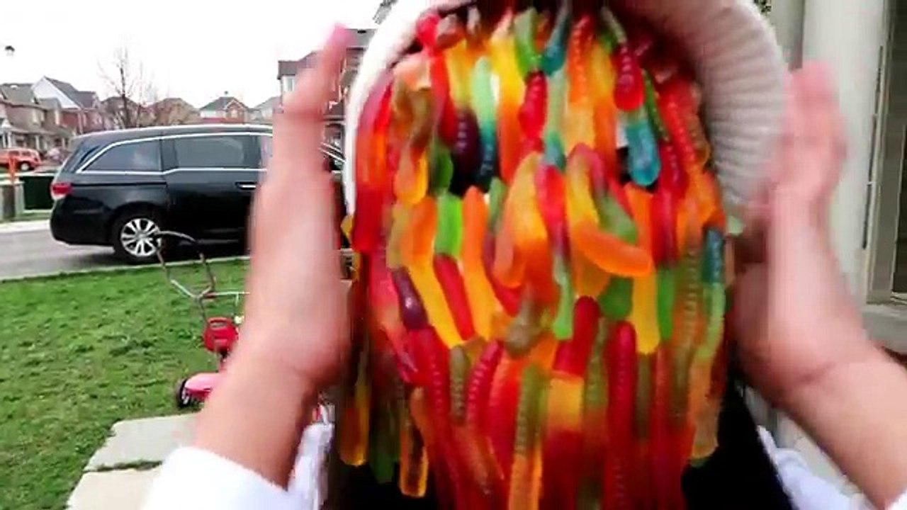Gummy Food vs Chocolate vs Warheads Candy Challenge ! HZHtube Kids Fun video Dailymotion