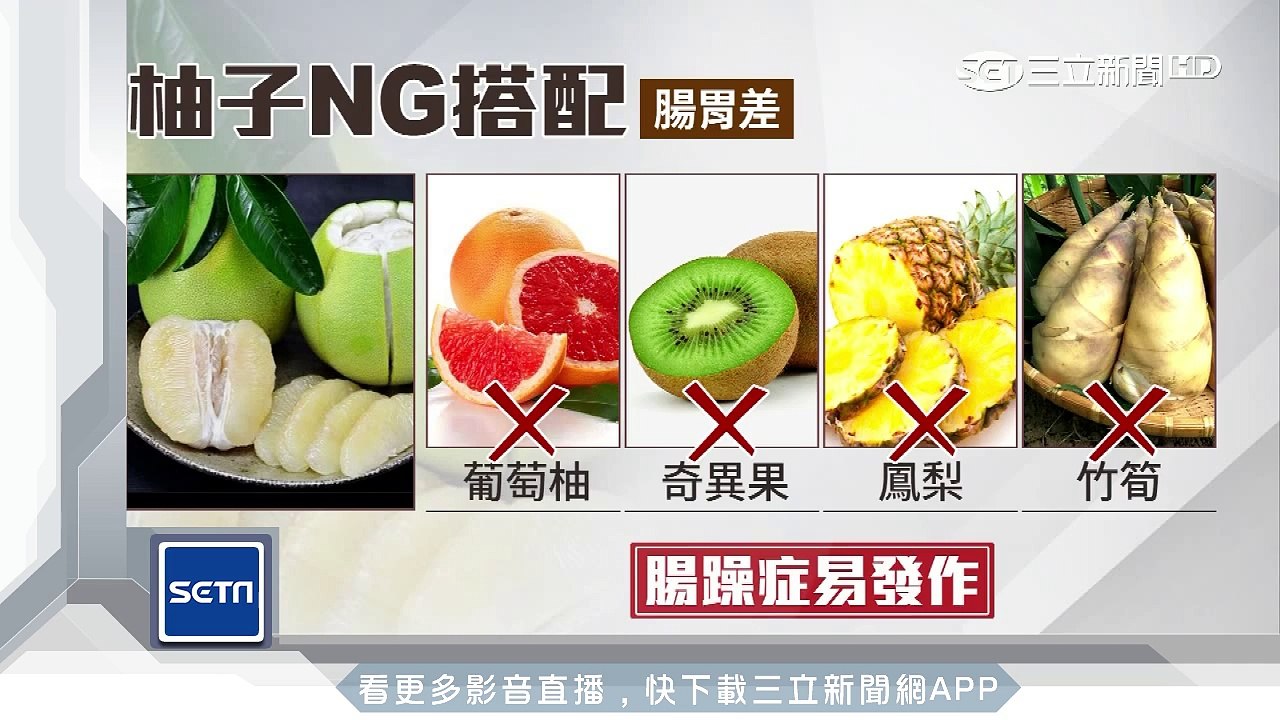 腸胃差別多吃 ！柚子配鳳梨大NG恐易腹瀉