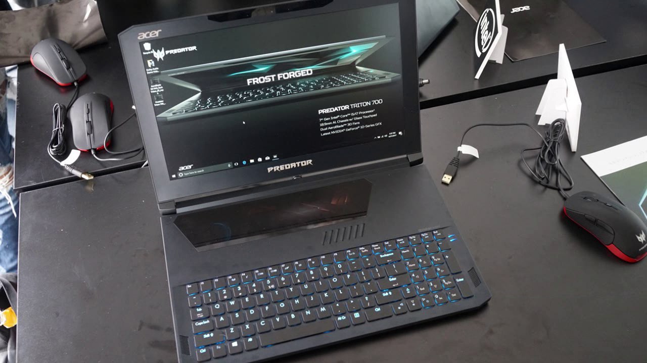 Présentation de l'ordinateur portable ACER Triton 700