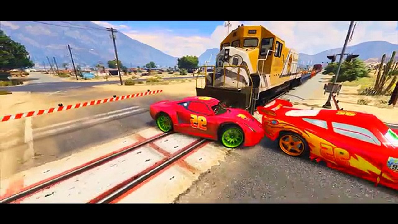 Mcqueen Brothers In Trouble VAMPIRE TRAIN ATTACK ! w/ Spiderman Joker Funny Time ! Superheroes