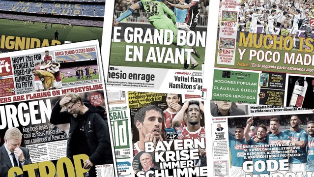 Le match à huis-clos du Barça choque la presse européenne, le Milan a fait son choix pour Montella