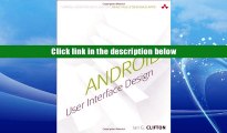 PDF  Android User Interface Design: Turning Ideas and Sketches into Beautifully Designed Apps