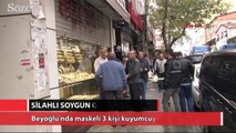Beyoğlu'nda kuyumcuda silahlı soygun girişimi