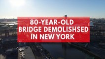 New York City's old Kosciuszko Bridge demolished