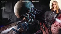 Девушка играет в MORTAL KOMBAT X: очаровательное прохождение