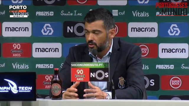 Sérgio Conceição Conf de Imprensa - Sporting 0 x 0 FC Porto - 8º Jornada Liga NOS 17-2018