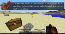 Minecraft one command block- Better Transportation [1.9 and 1.10]