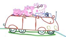 Cartoon Peppa Pig shopping